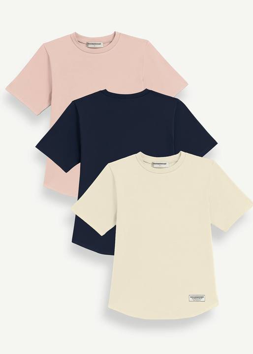 Essential Regular Fit Curved Hem T-Shirt
