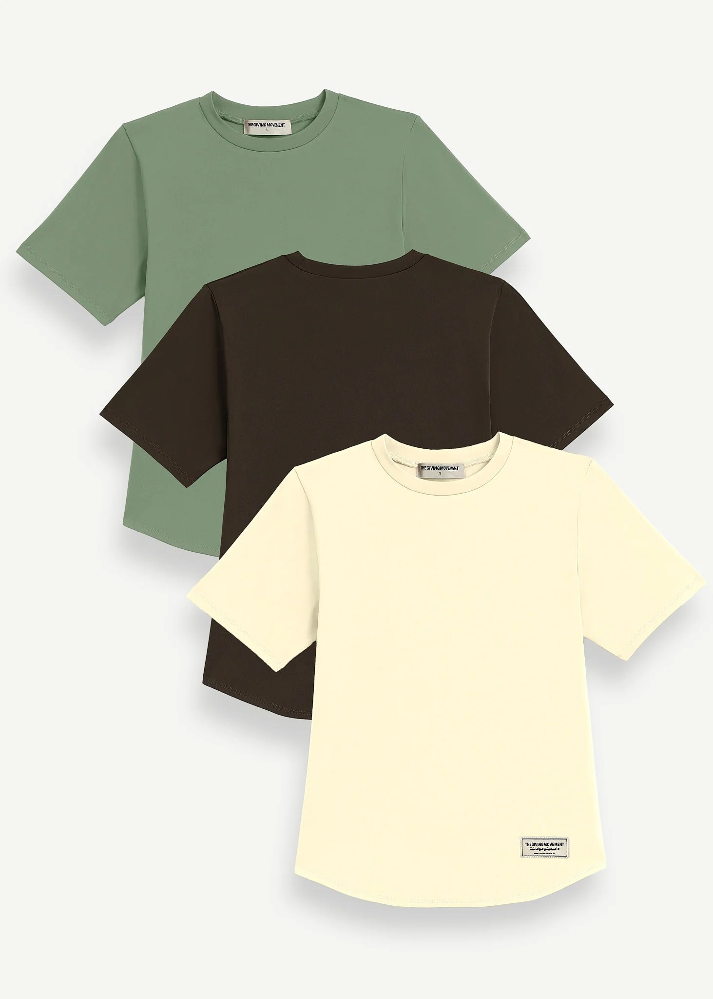 Essential Regular Fit Curved Hem T-Shirt