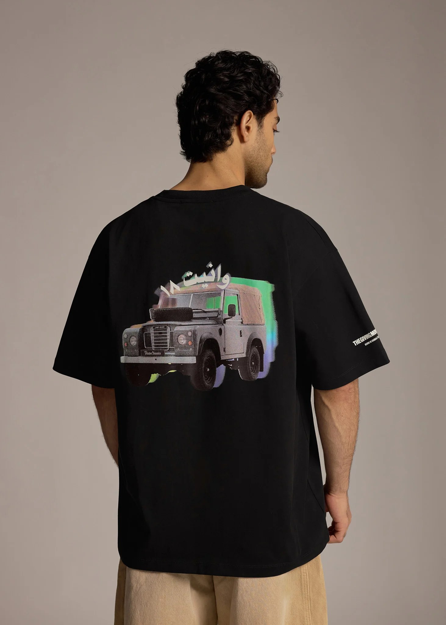 Vintage Truck Print T-Shirt