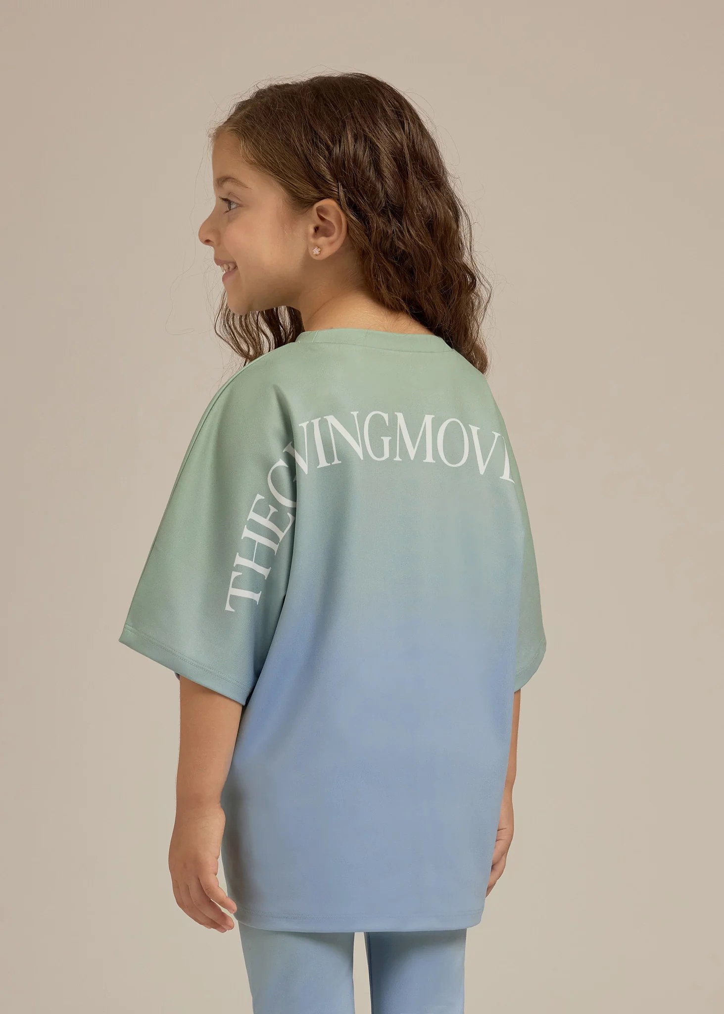 Kids Oversized Ombre T-Shirt