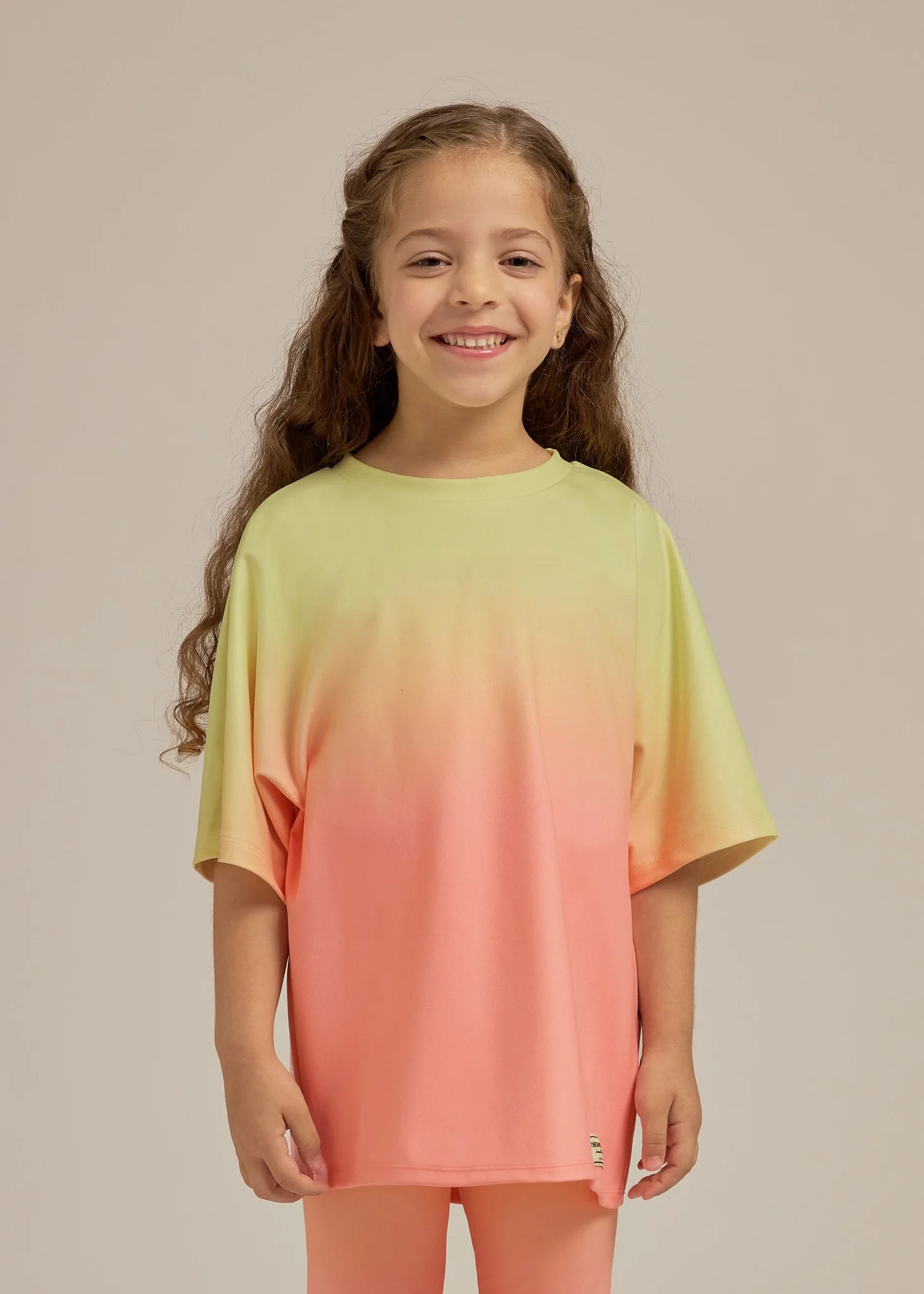 Kids Oversized Ombre T-Shirt