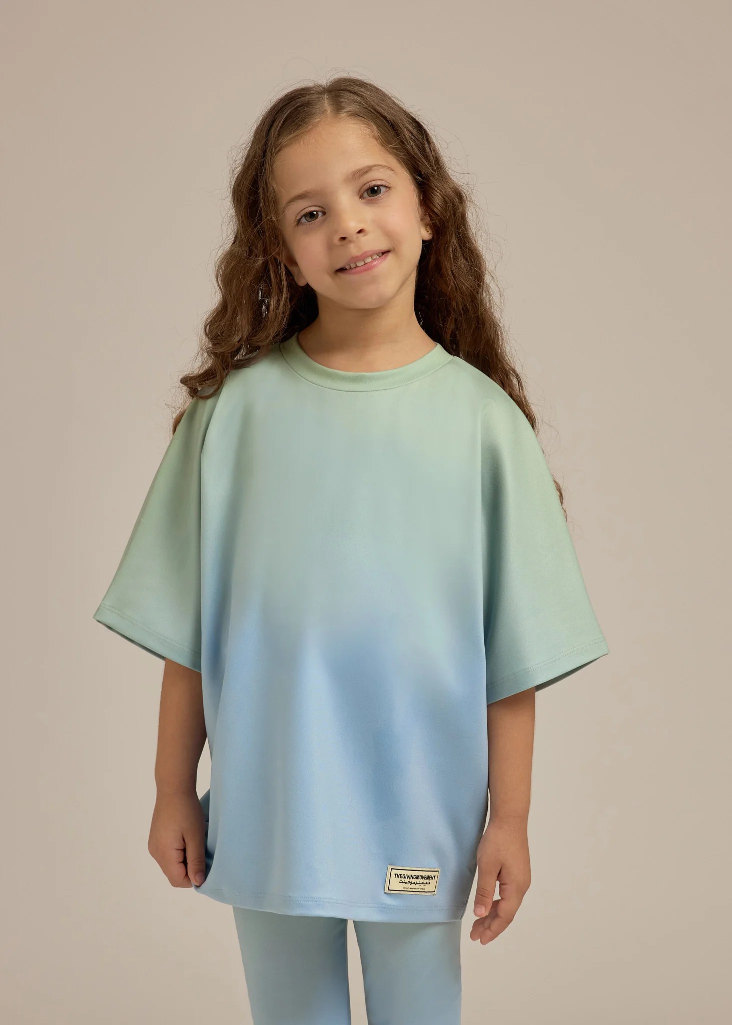 Kids Oversized Ombre T-Shirt