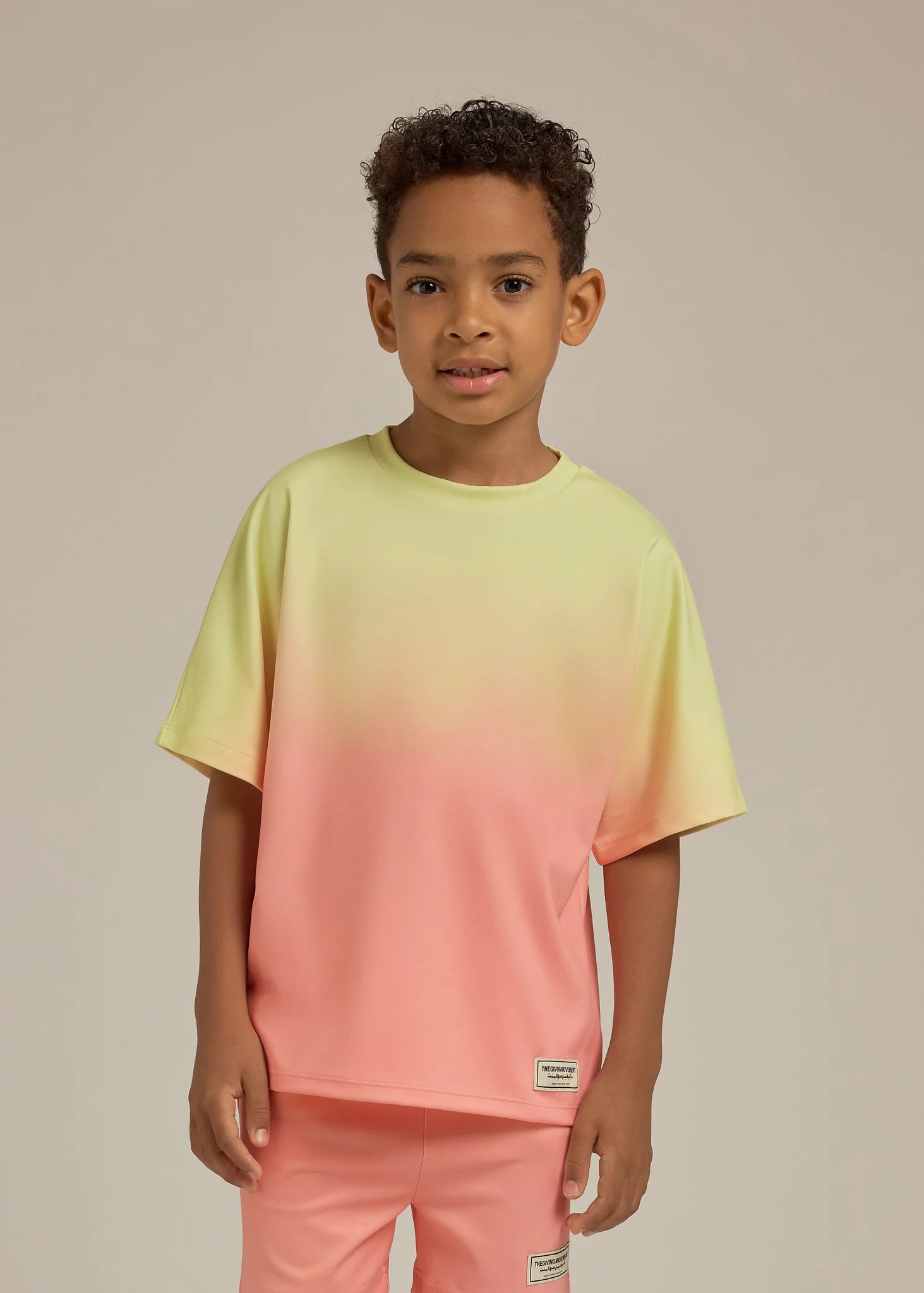 Kids Oversized Ombre T-Shirt