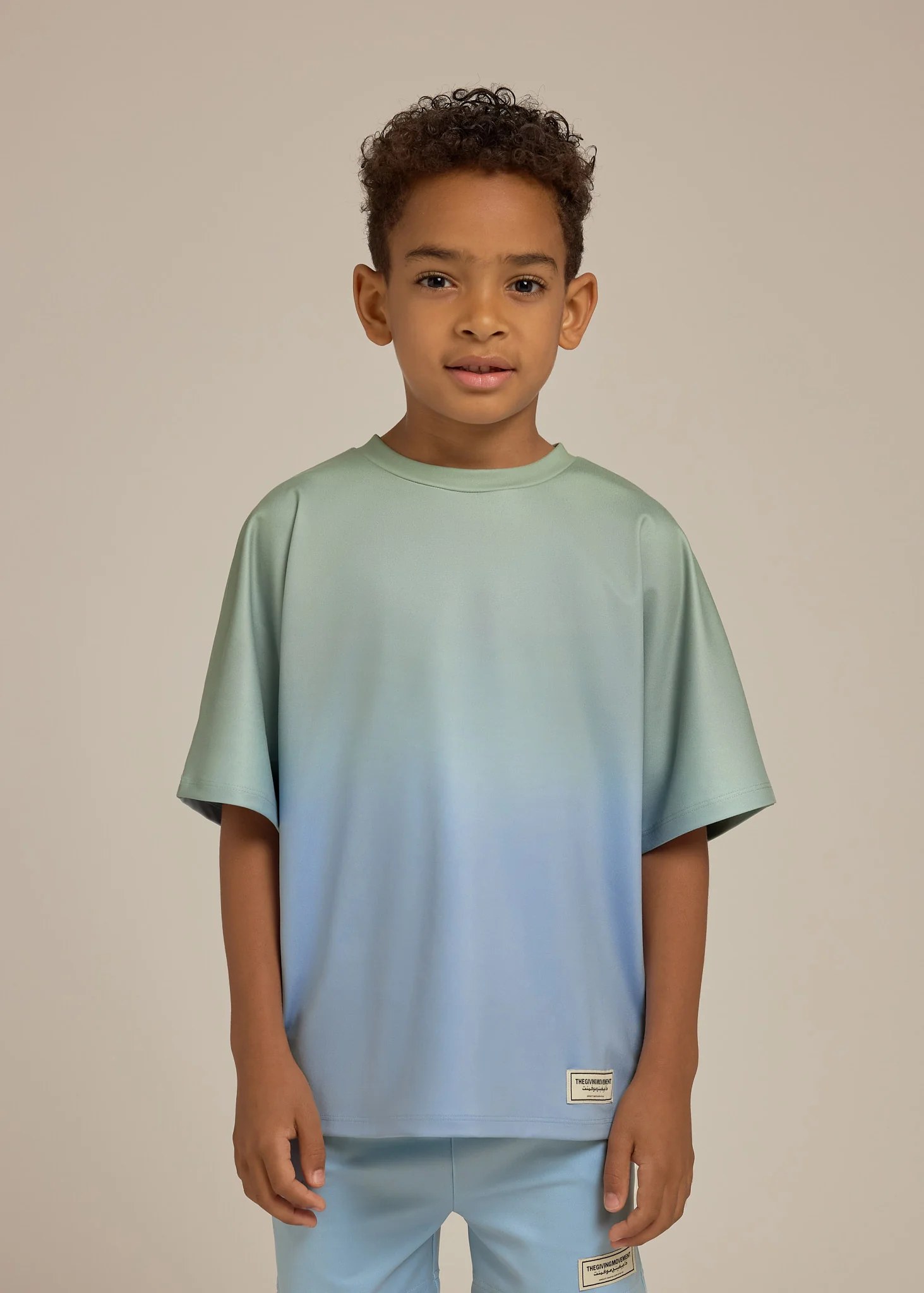 Kids Oversized Ombre T-Shirt