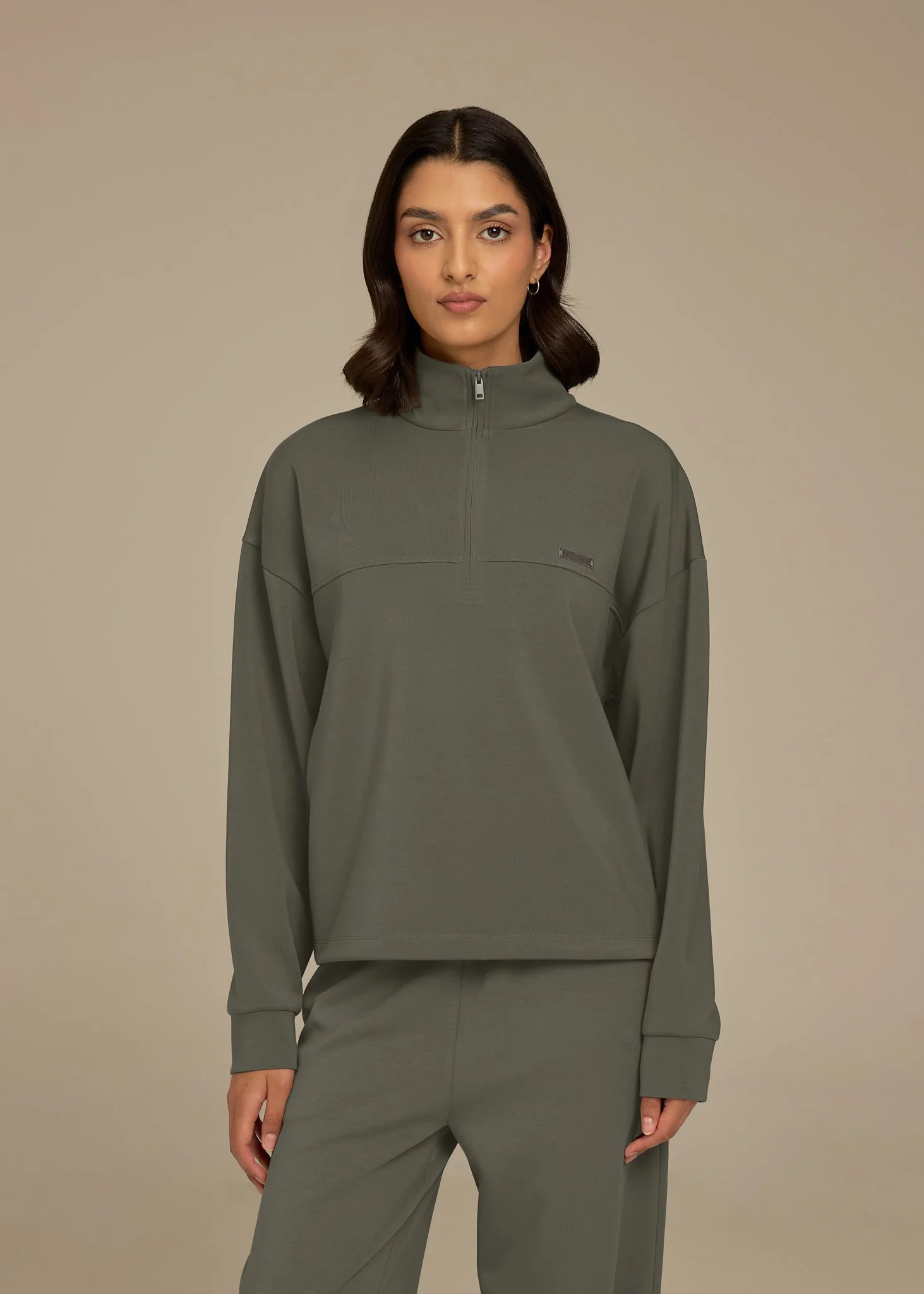 Half Zip Sweatshirt