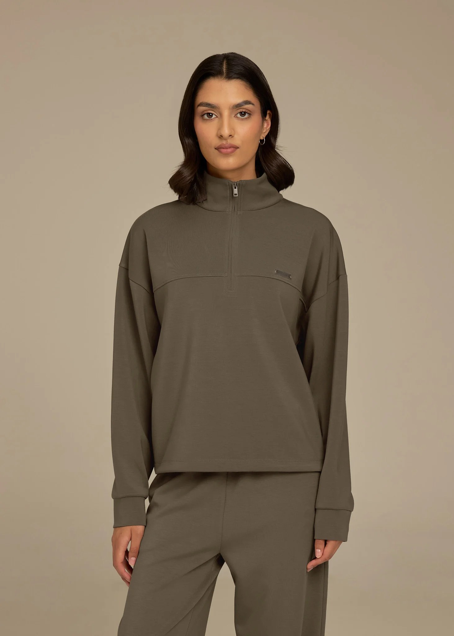 Half Zip Sweatshirt