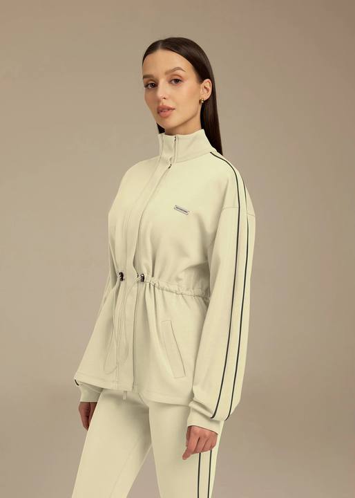 Contrast Panel Modest Jacket