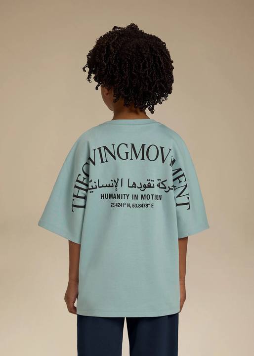 Kids Curved Print T-Shirt