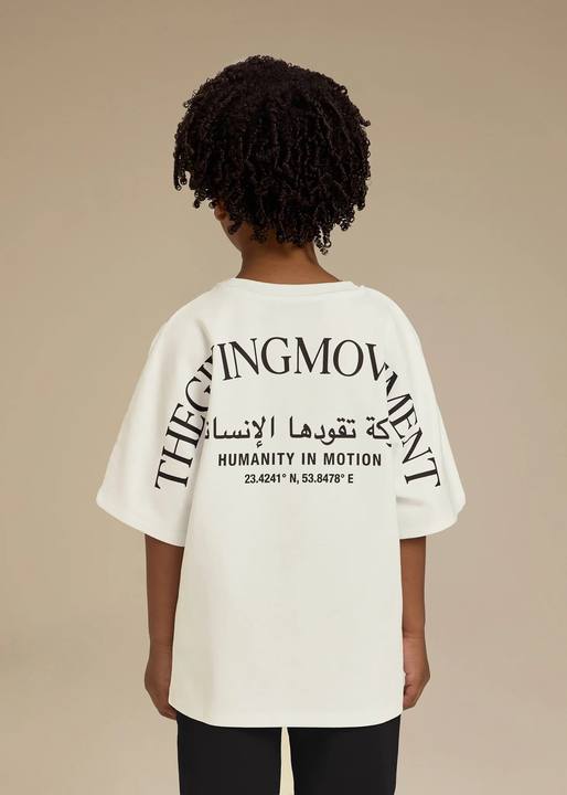 Kids Curved Print T-Shirt