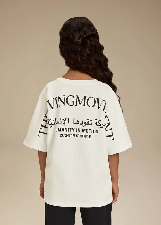 Kids Curved Print T-Shirt