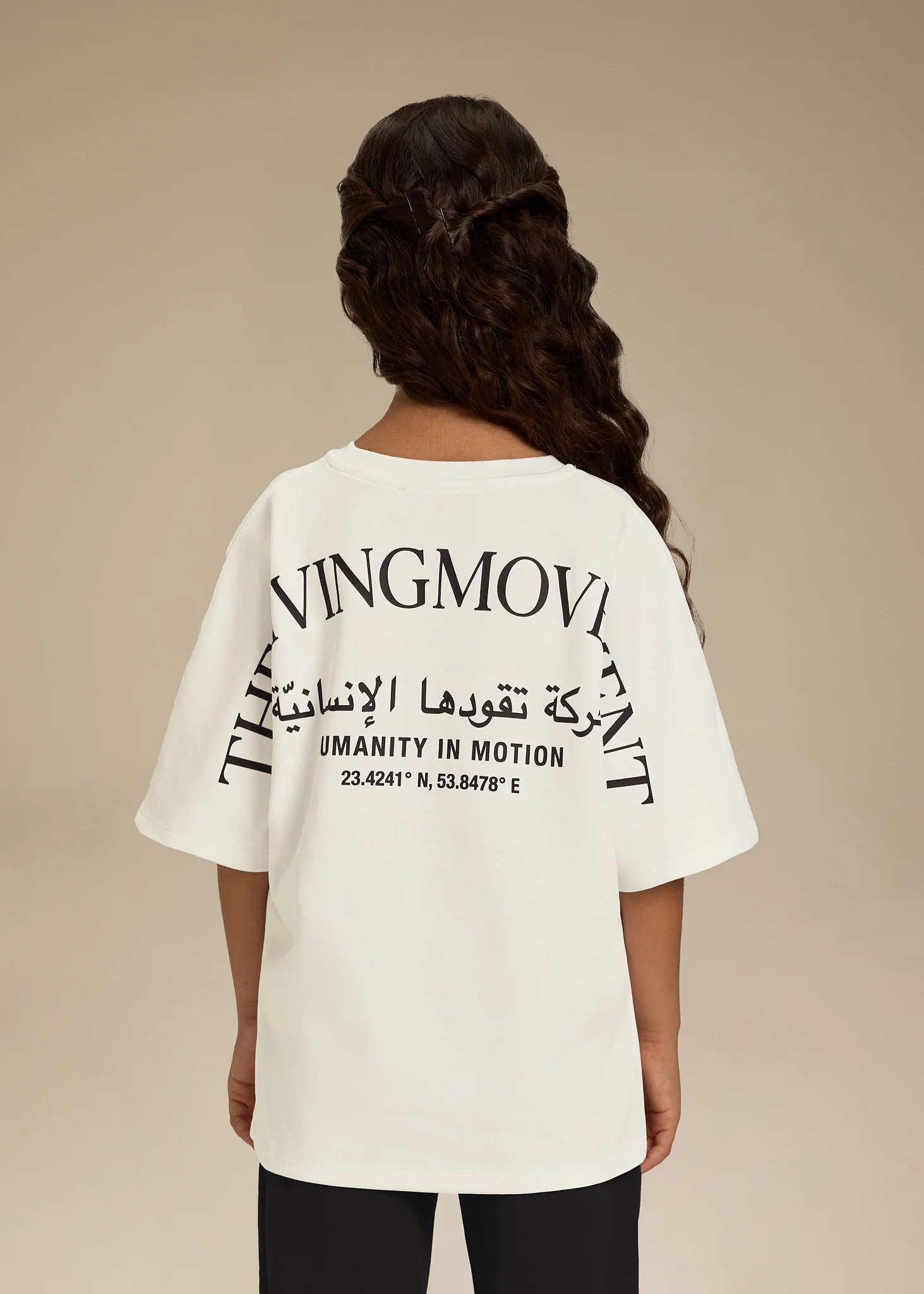 Kids Curved Print T-Shirt