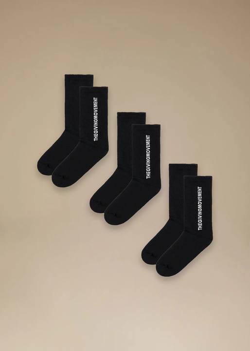 Pack of 3 Adults Crew Length Socks
