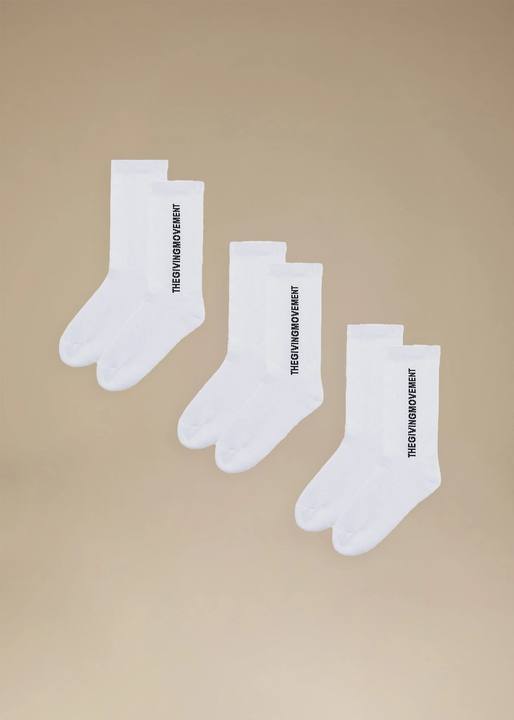 Pack of 3 Adults Crew Length Socks