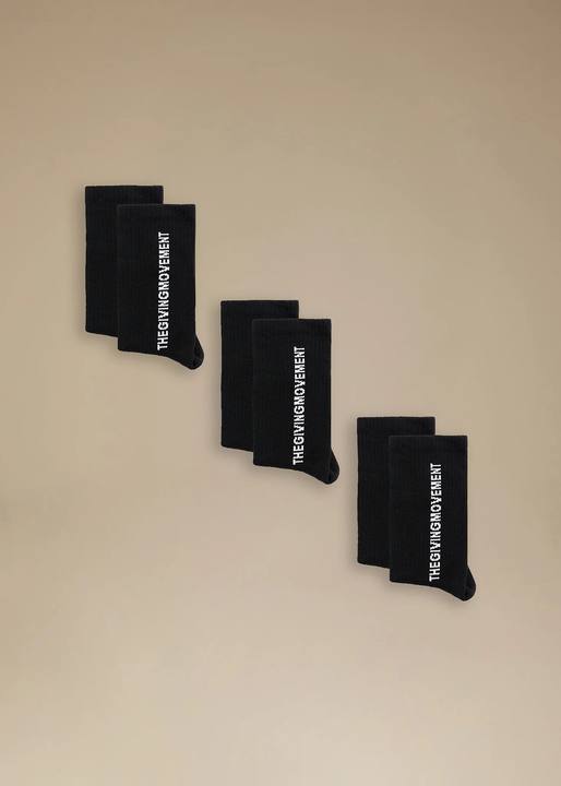 Pack of 3 Adults Crew Length Socks