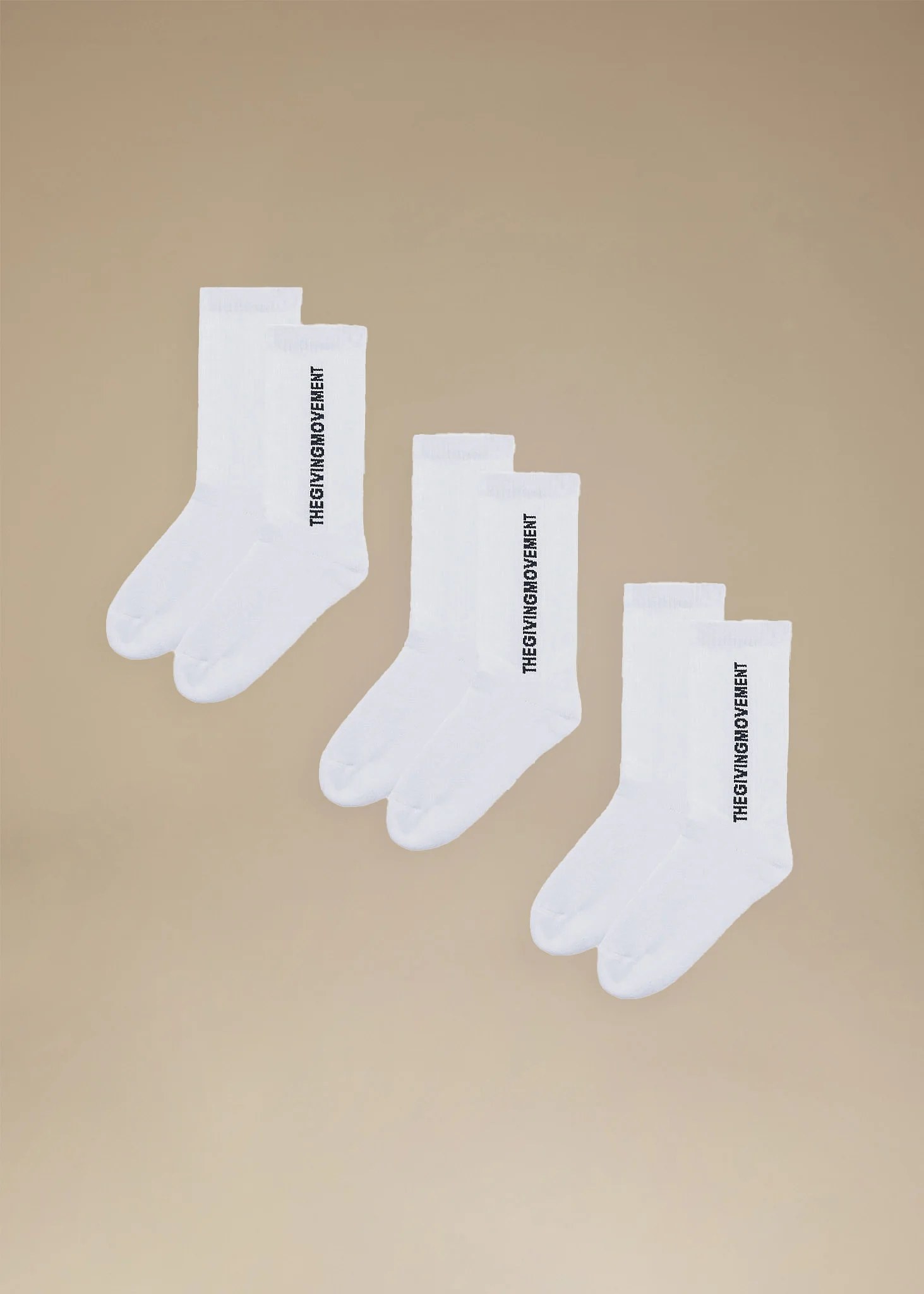 Pack of 3 Adults Crew Length Socks
