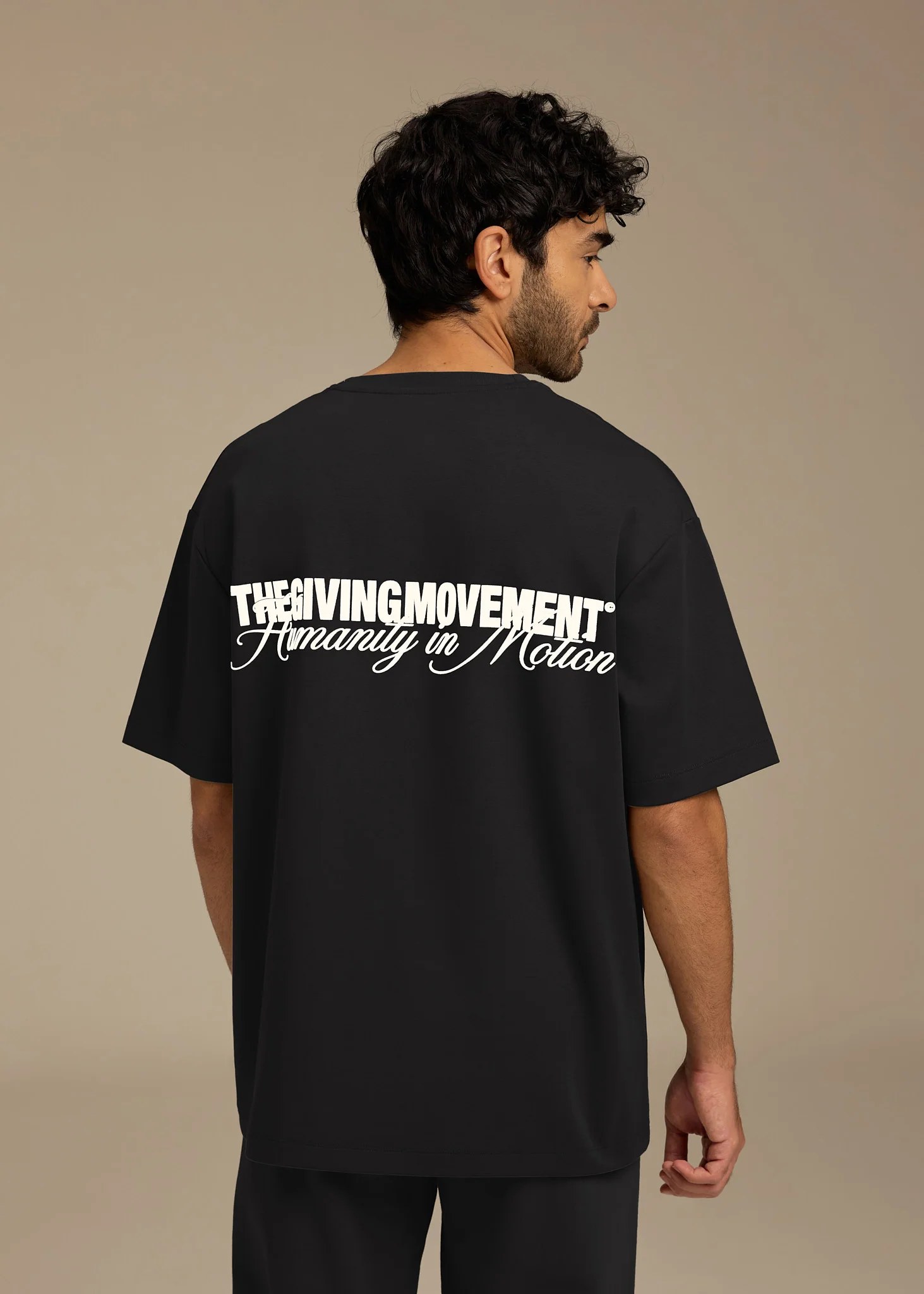 Relaxed Fit Velvet Print T-Shirt