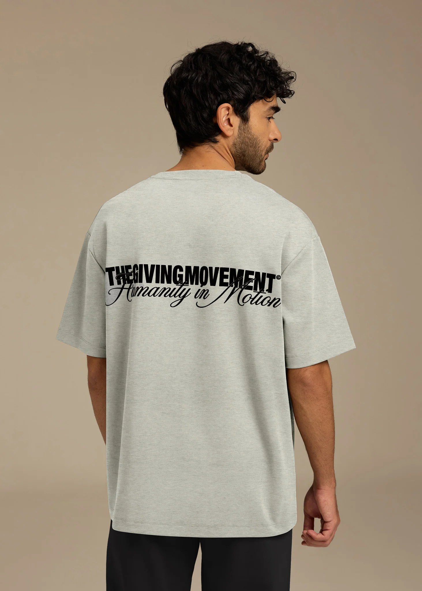 Relaxed Fit Velvet Print T-Shirt