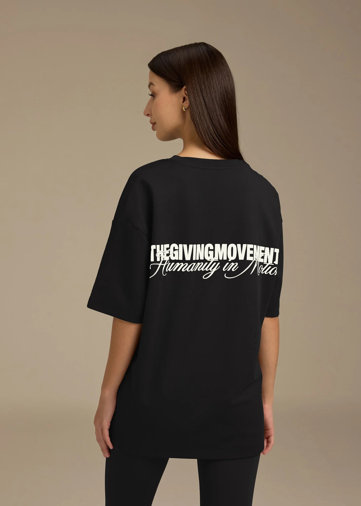 Relaxed Fit Velvet Print T-Shirt