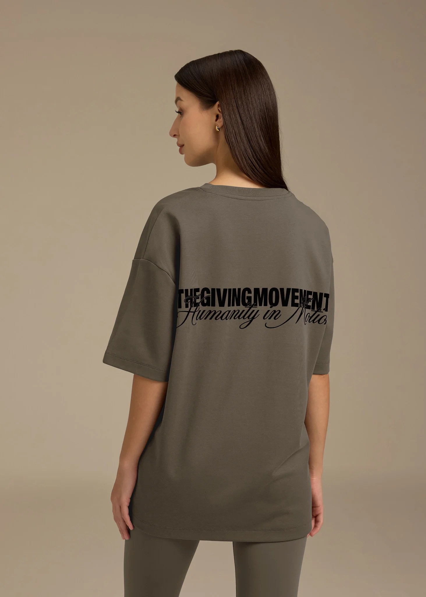Relaxed Fit Velvet Print T-Shirt