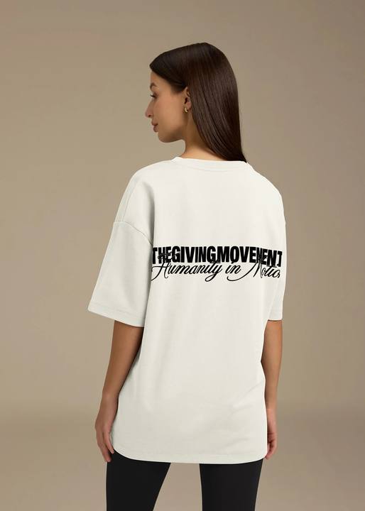 Relaxed Fit Velvet Print T-Shirt