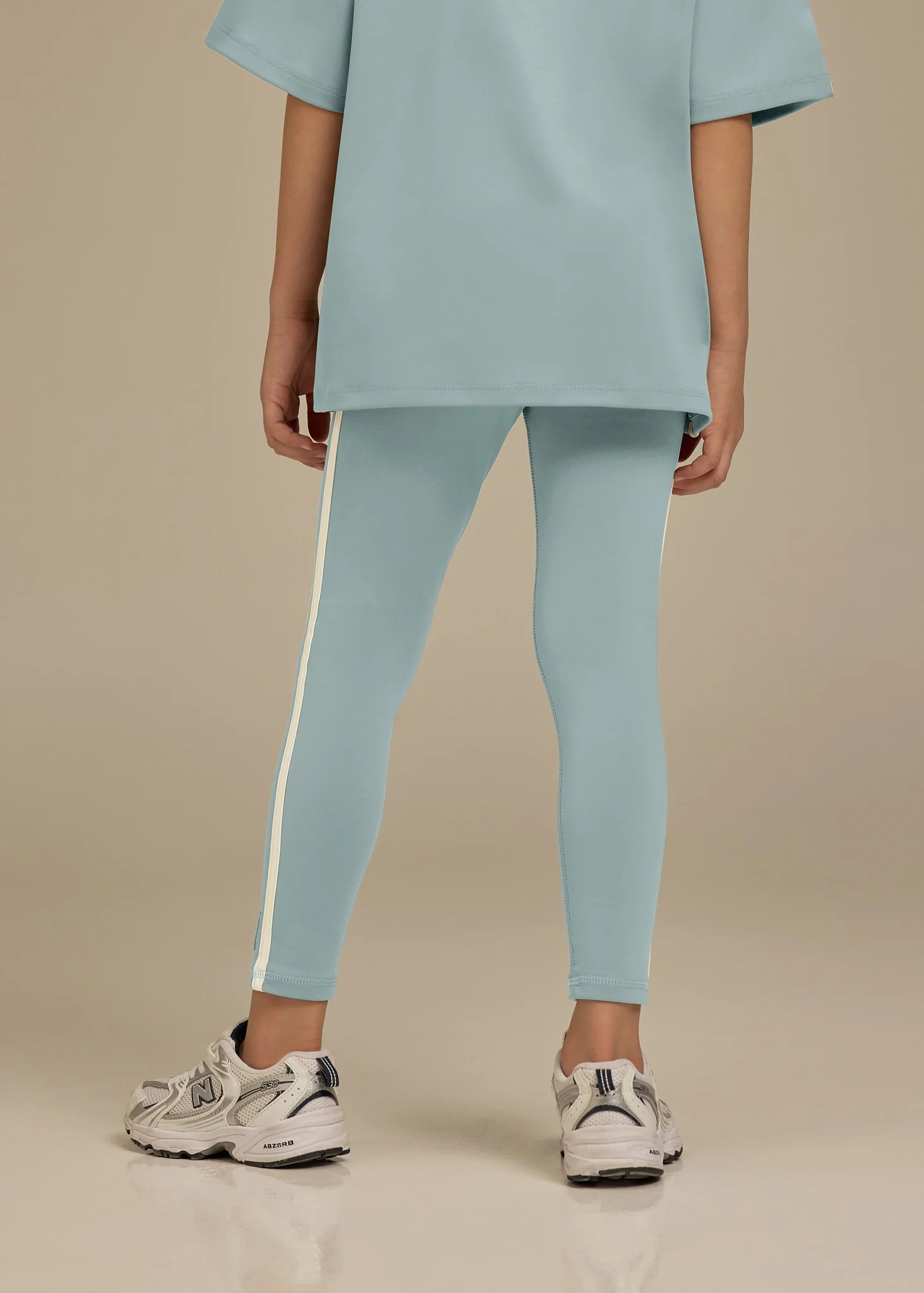 Contrast Stripe Teen Leggings