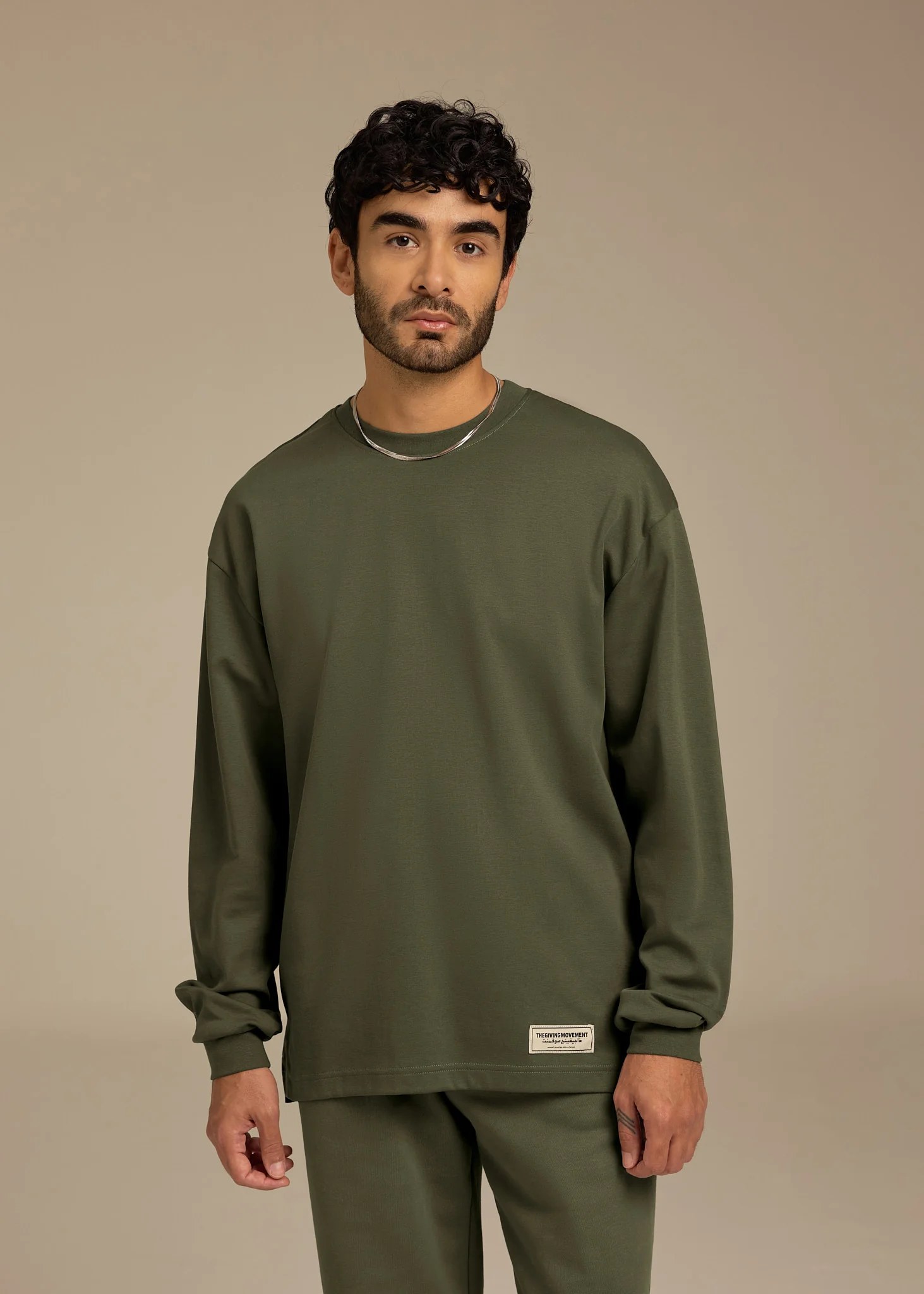 Relaxed Fit Long Sleeve T-Shirt