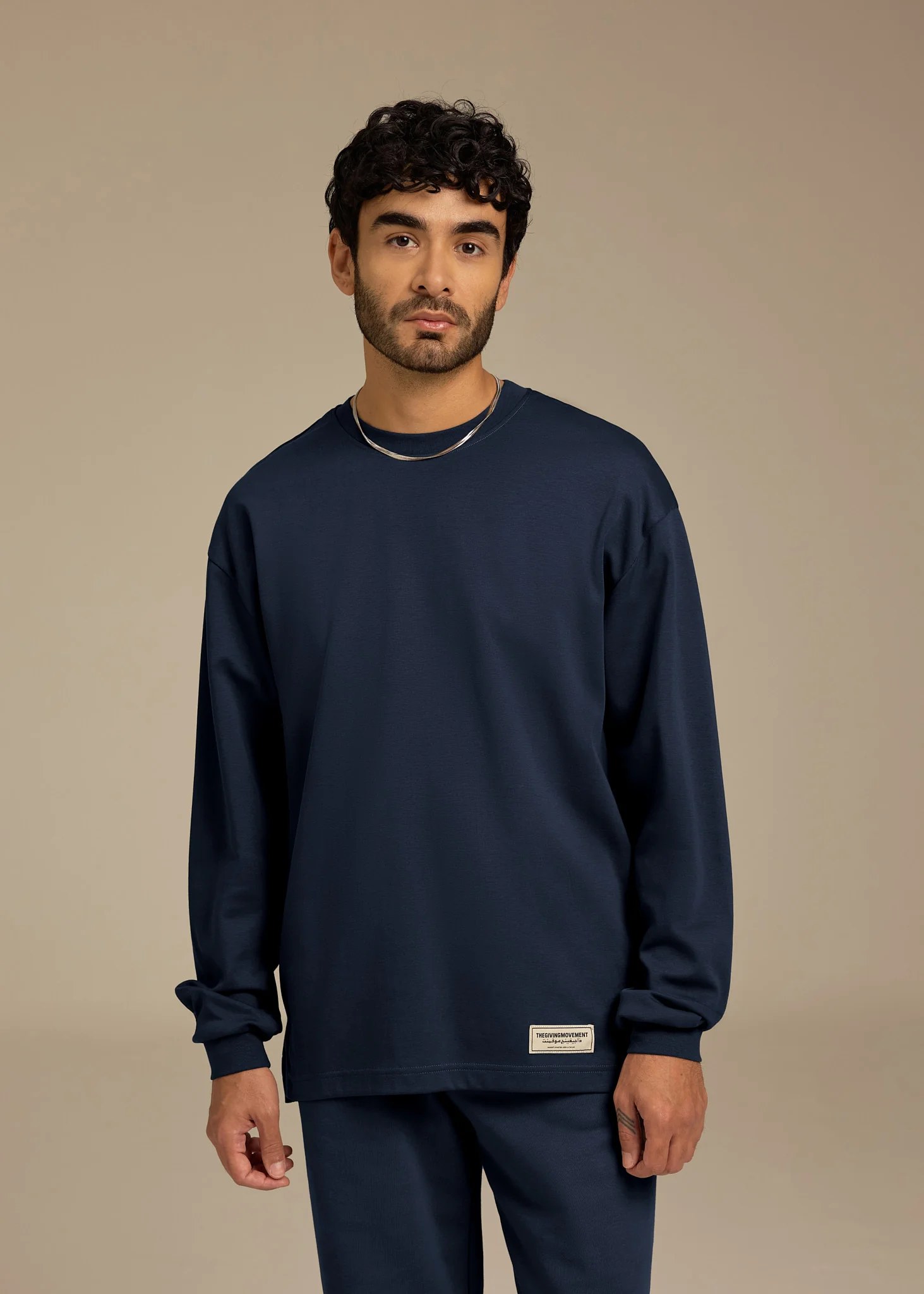 Relaxed Fit Long Sleeve T-Shirt
