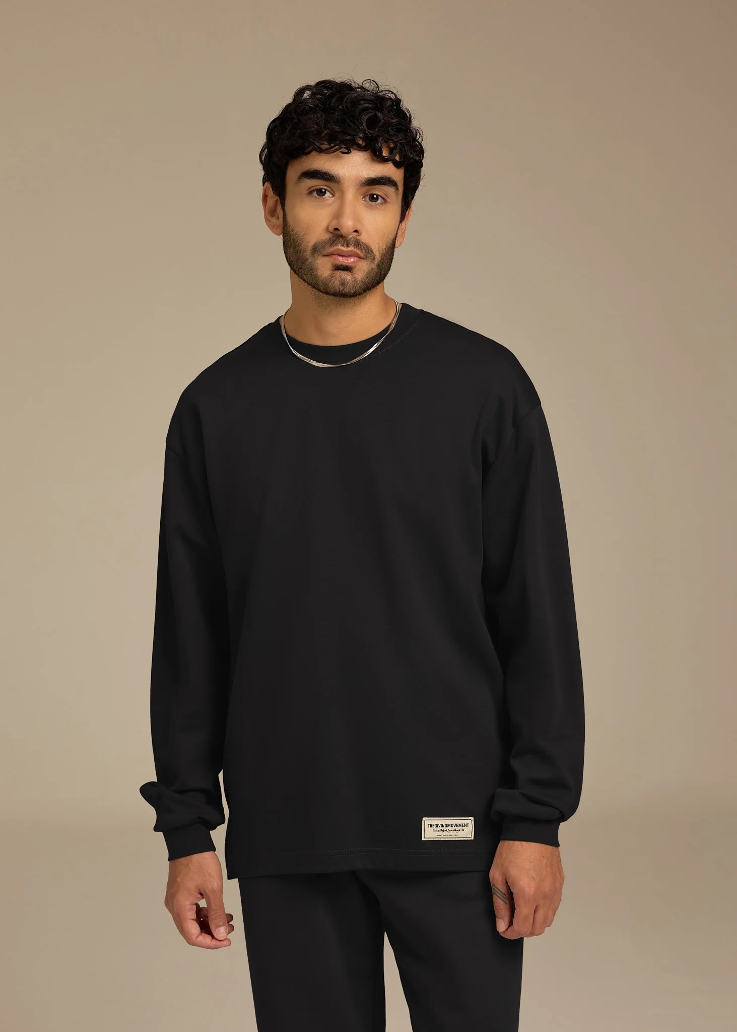 Relaxed Fit Long Sleeve T-Shirt