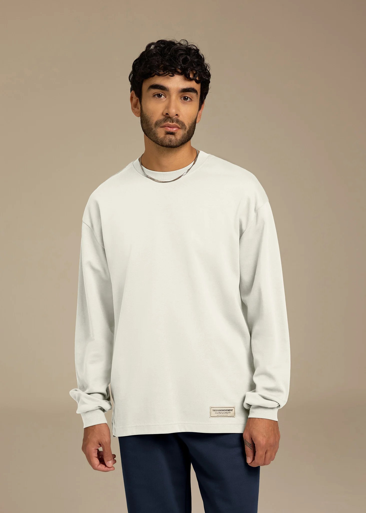 Relaxed Fit Long Sleeve T-Shirt