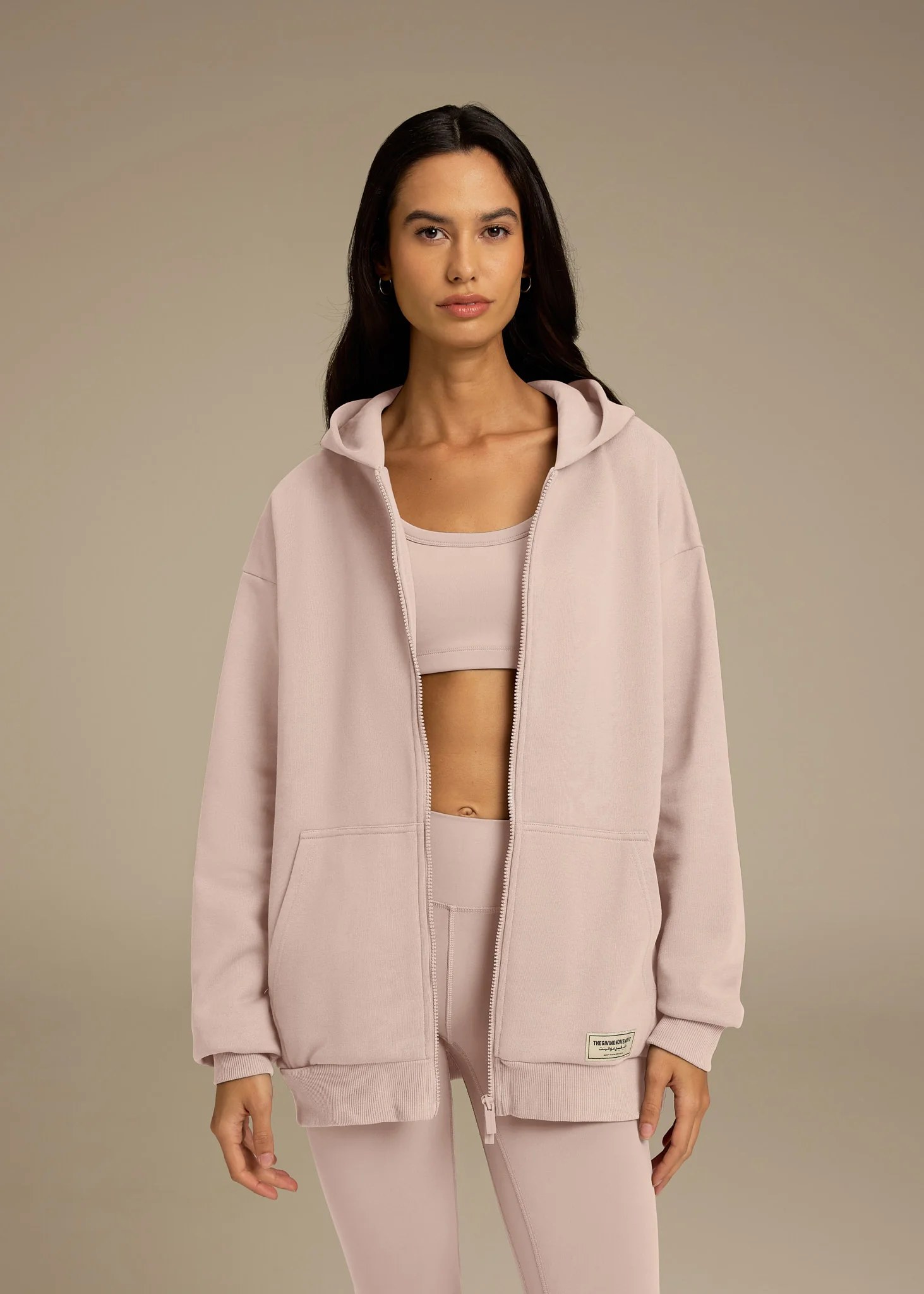 Oversized Zip Hoodie