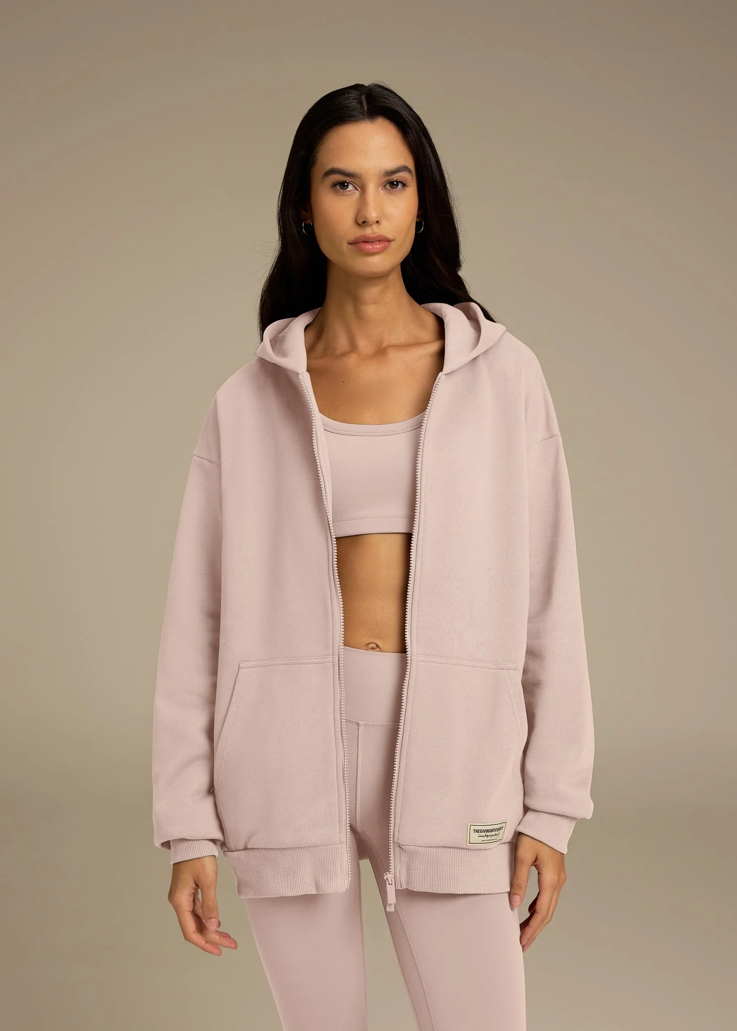 Oversized Zip Hoodie