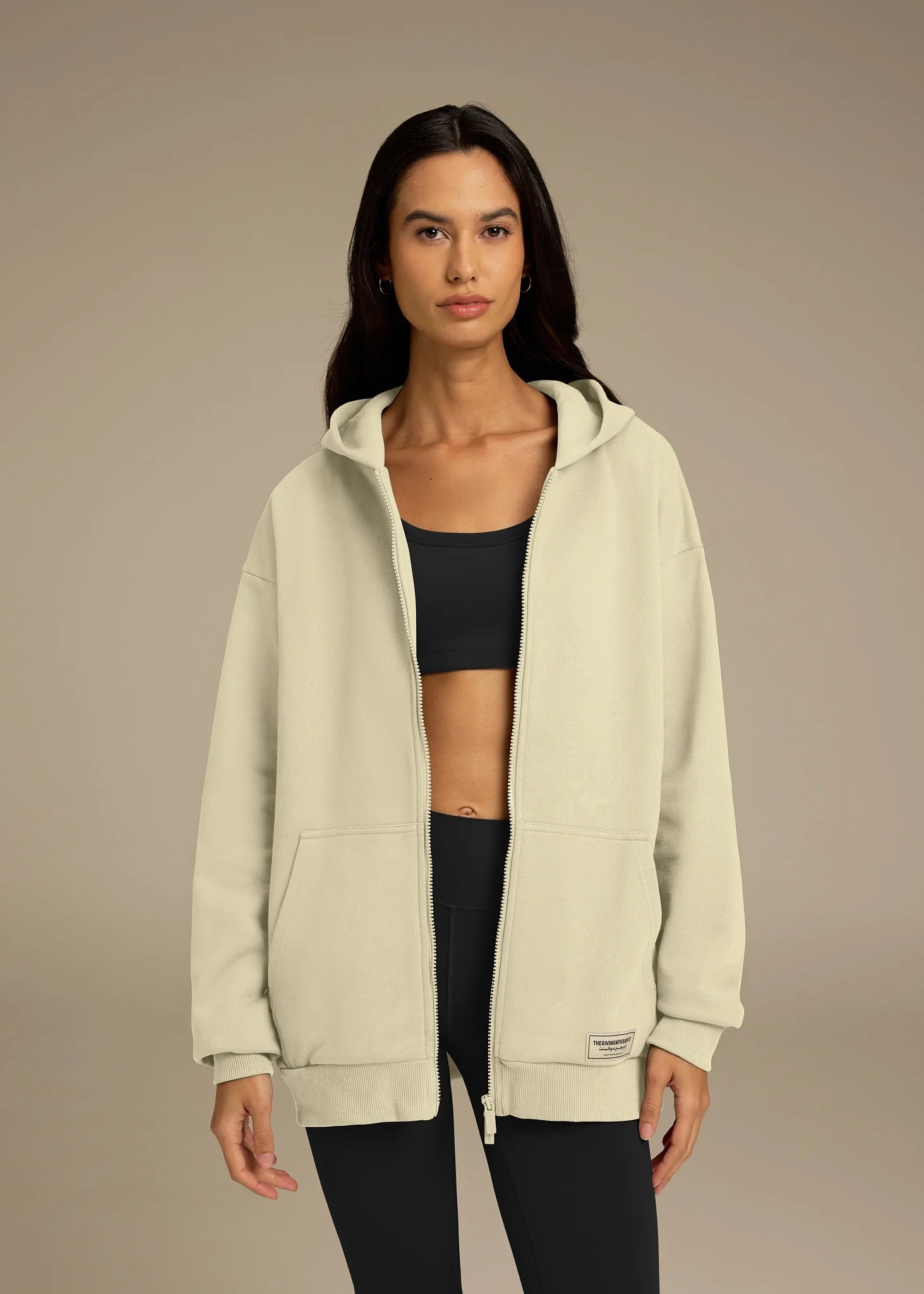 Oversized Zip Hoodie