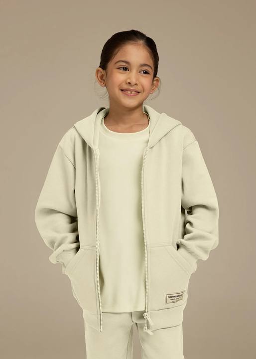 Kids Oversized Zip Hoodie