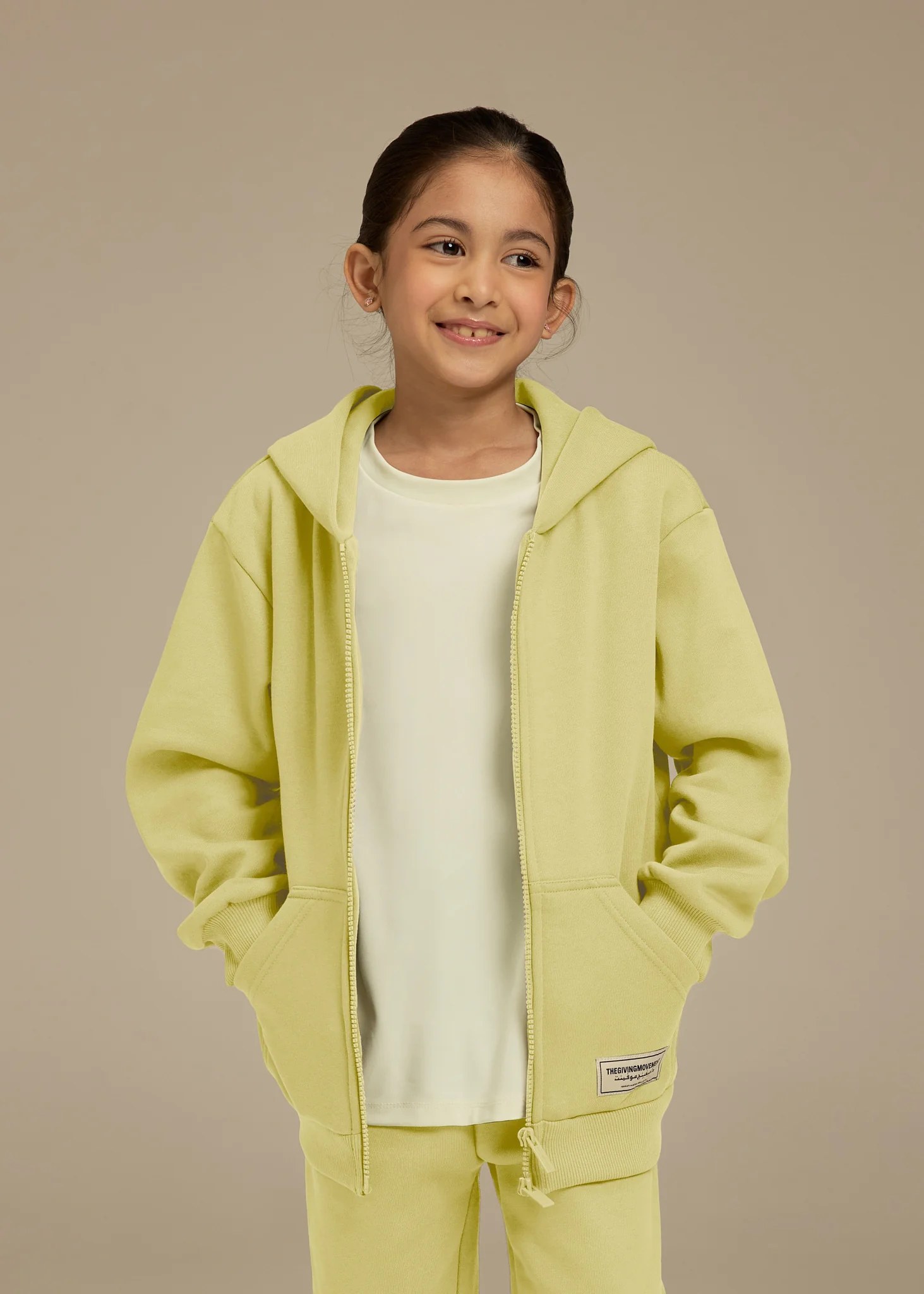 Kids Oversized Zip Hoodie