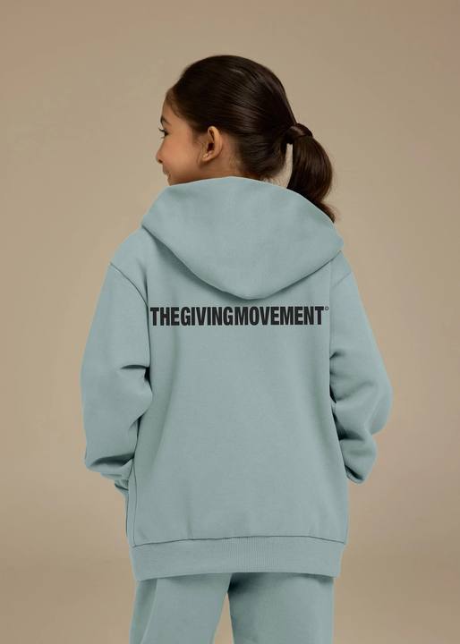 Kids Oversized Zip Hoodie