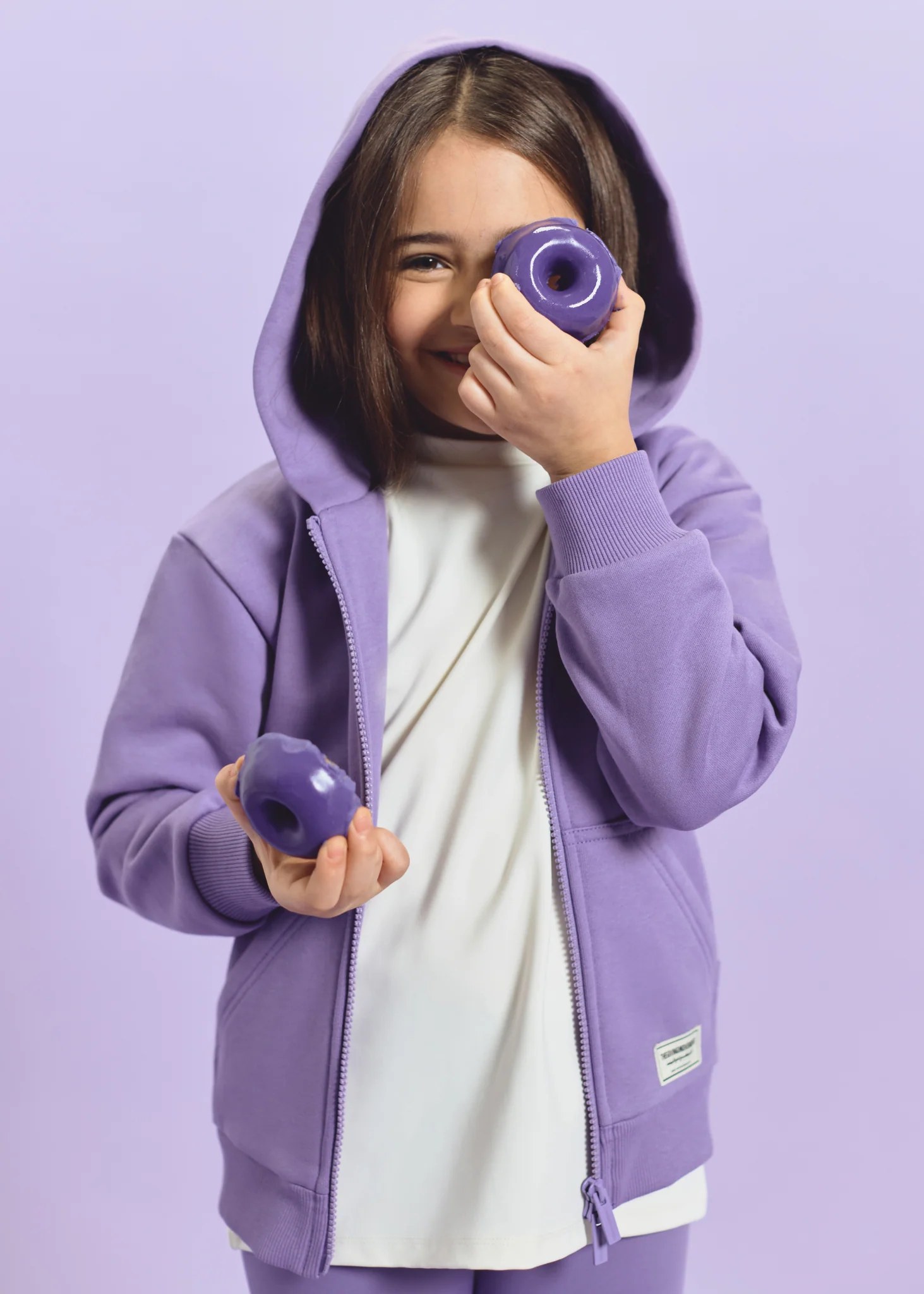 Kids Oversized Zip Hoodie