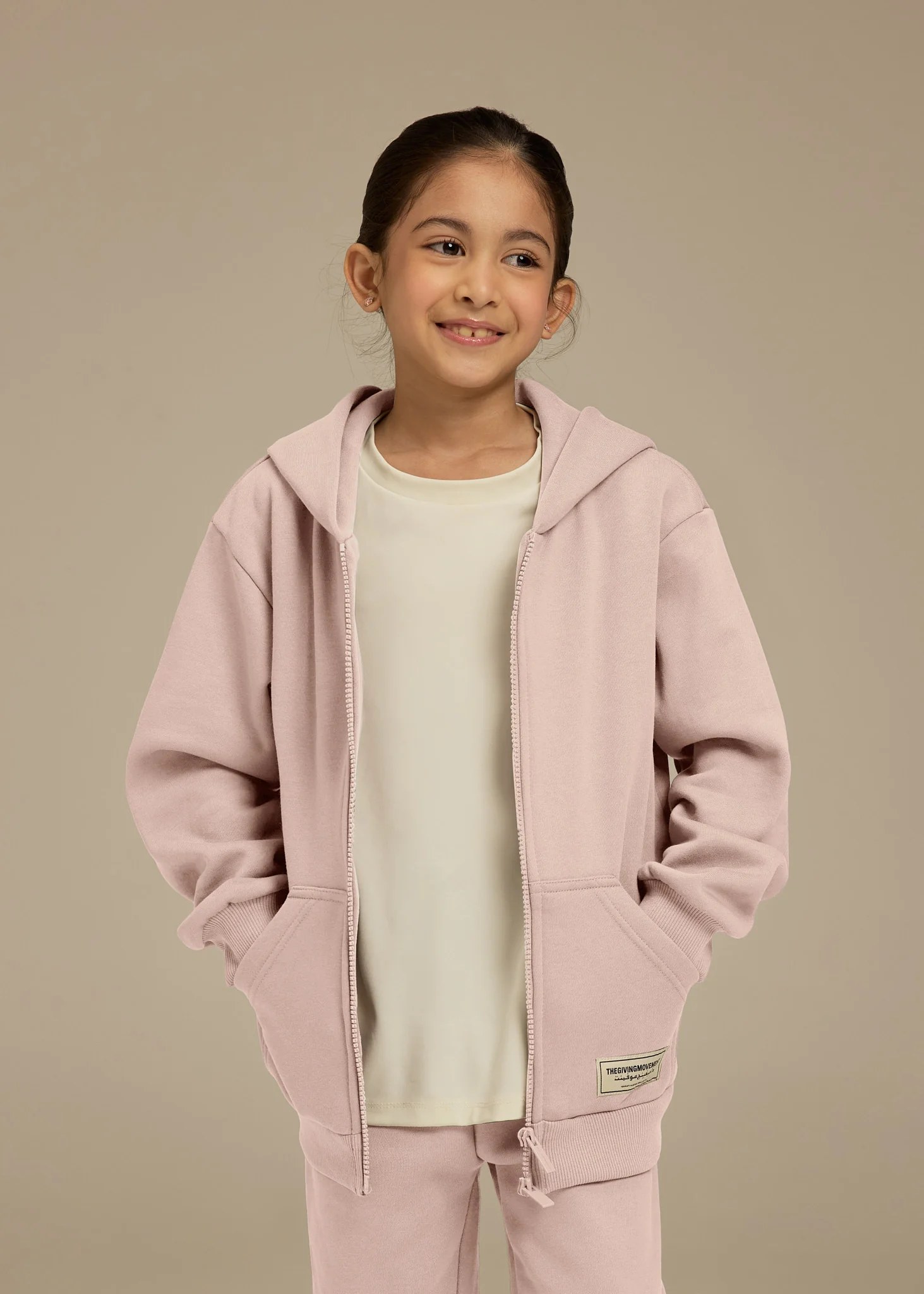 Kids Oversized Zip Hoodie