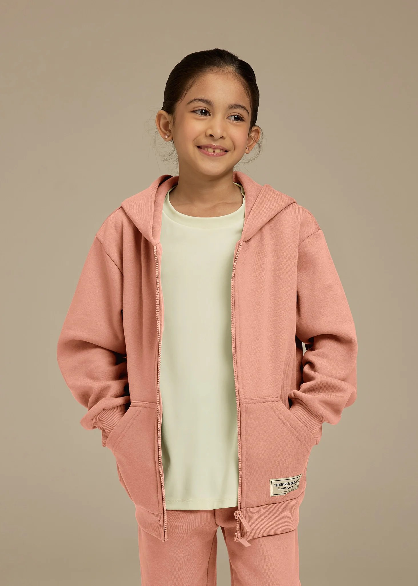 Kids Oversized Zip Hoodie