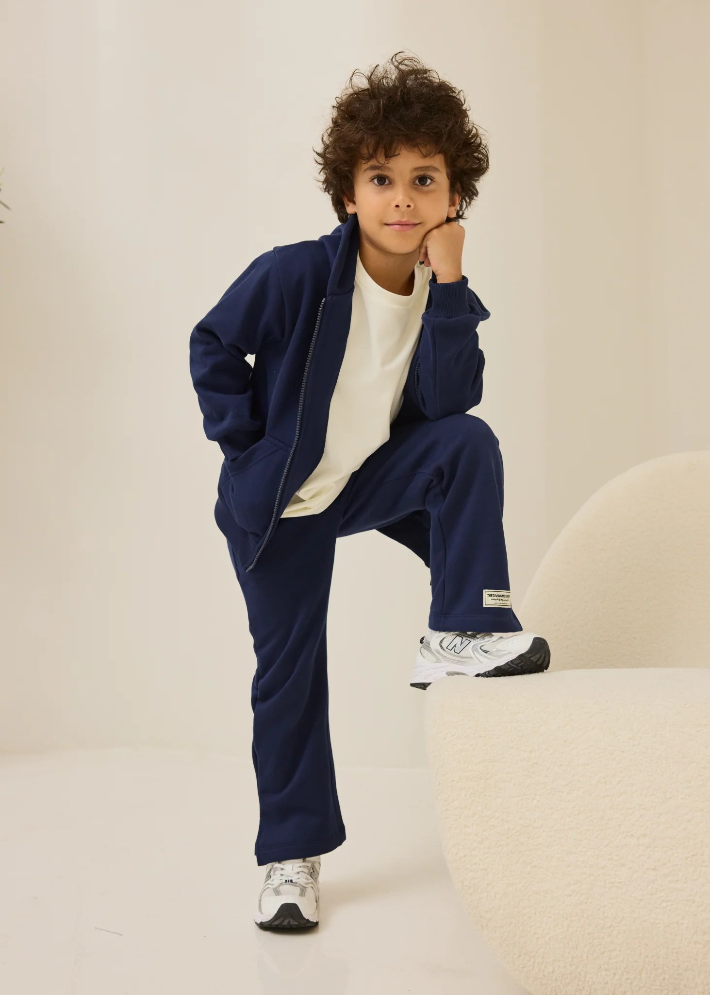 Kids Oversized Zip Hoodie