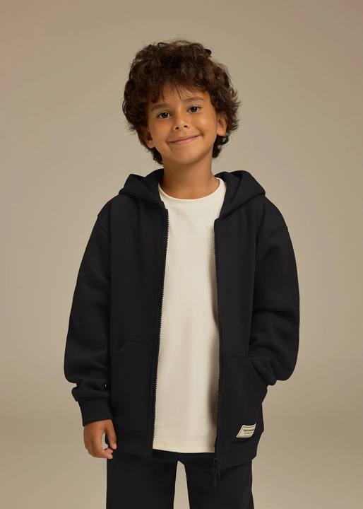 Kids Oversized Zip Hoodie