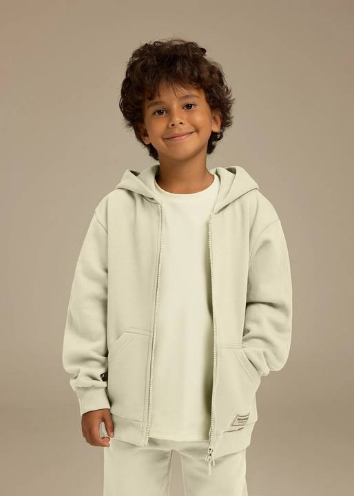 Kids Oversized Zip Hoodie
