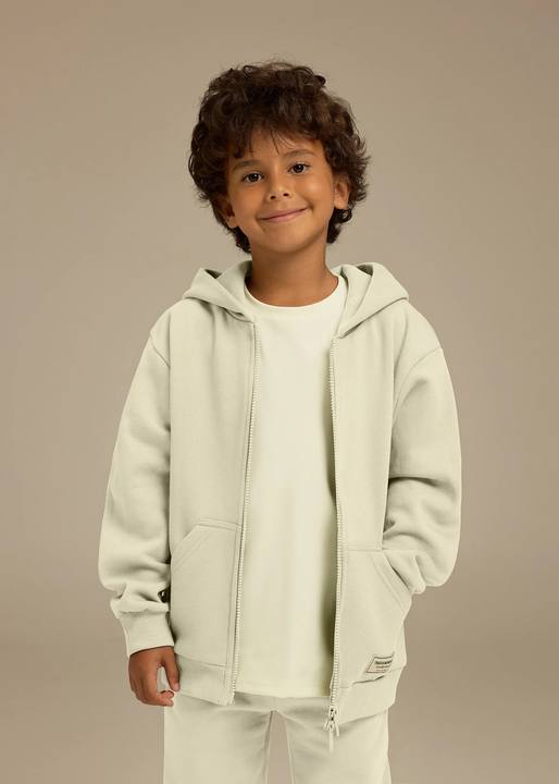 Kids Oversized Zip Hoodie