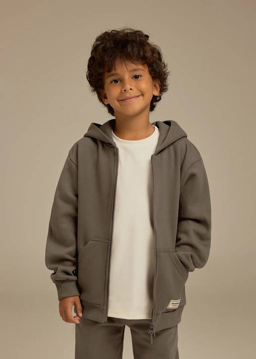 Kids Oversized Zip Hoodie
