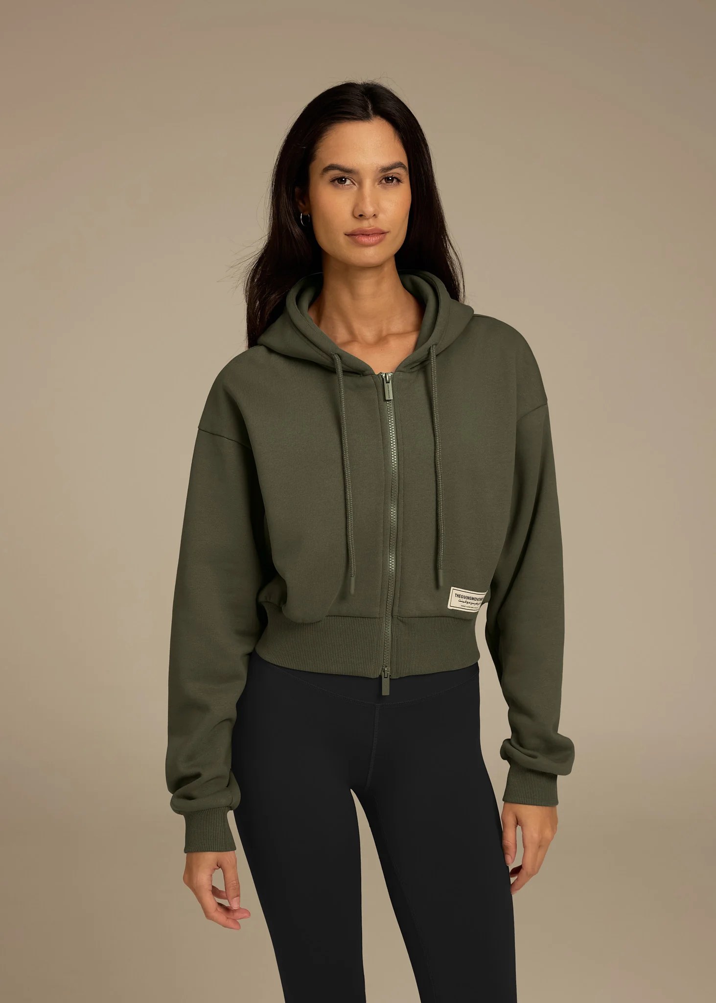 Batwing Zip Sleeve Hoodie