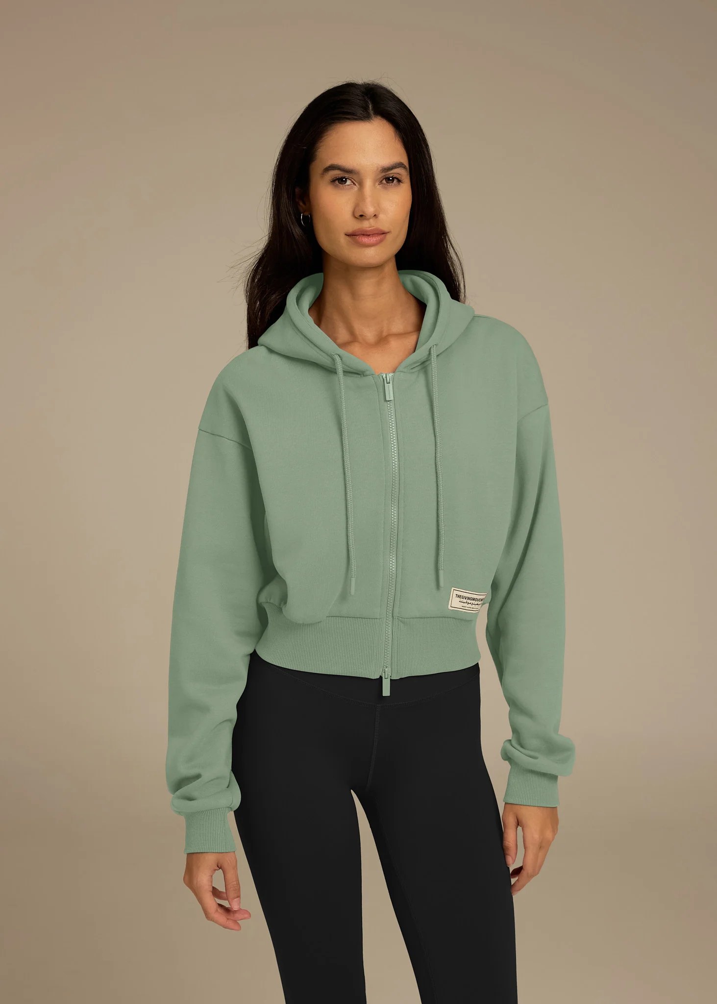 Batwing Zip Sleeve Hoodie