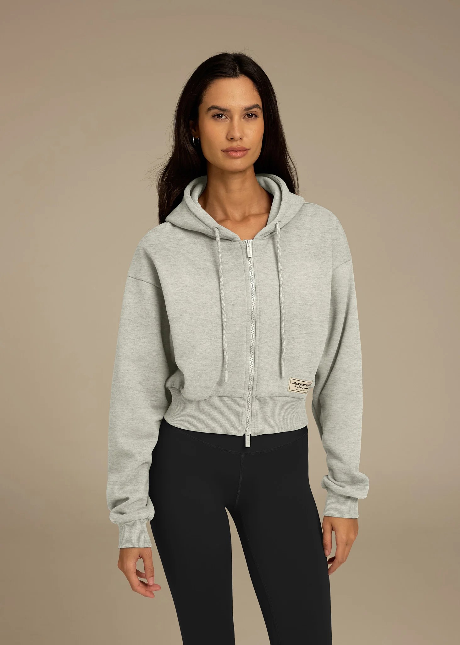 Batwing Zip Sleeve Hoodie
