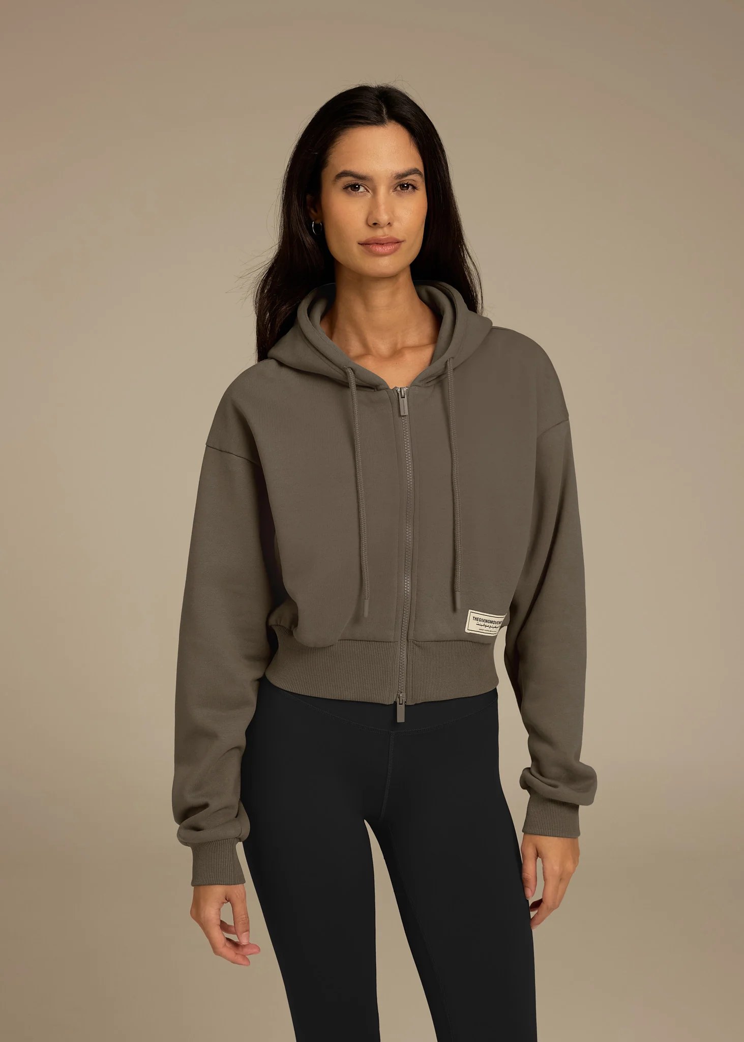 Batwing Zip Sleeve Hoodie