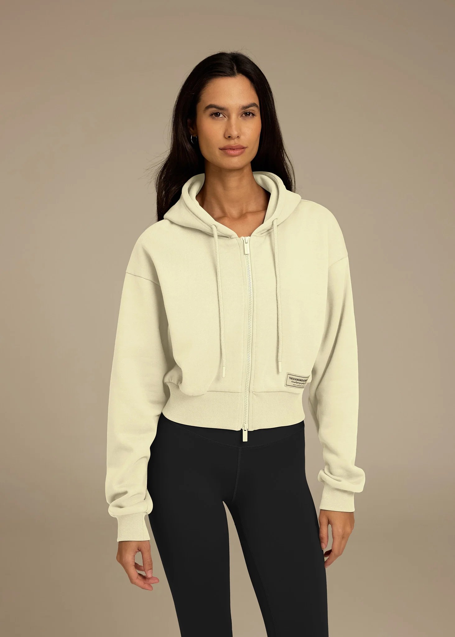 Batwing Zip Sleeve Hoodie