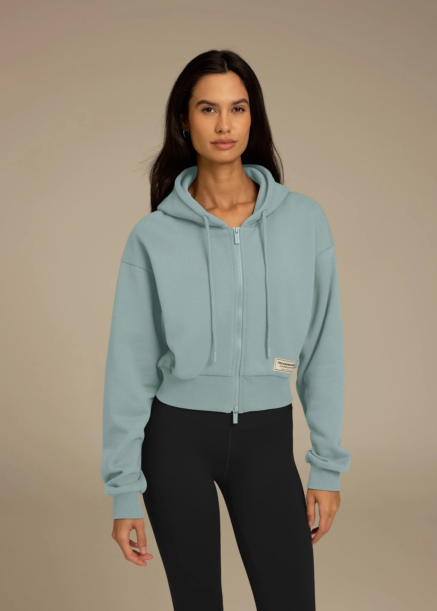 Batwing Zip Sleeve Hoodie