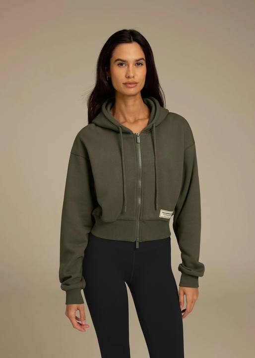 Batwing Zip Sleeve Hoodie